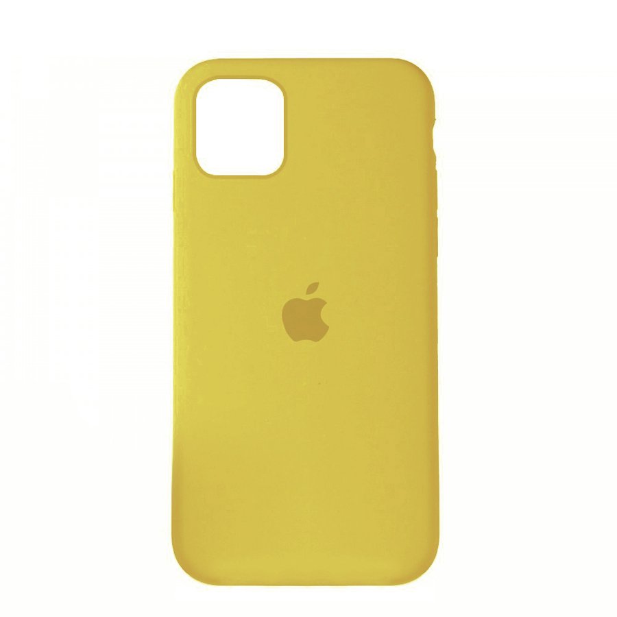 Чохол Silicone Case Full Cover iPhone 11 Pro Max (Yellow) 05563 фото