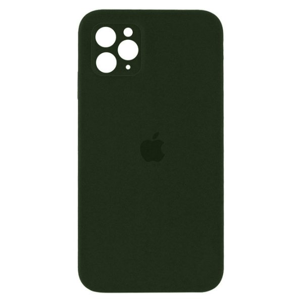 Чохол Silicone Case iPhone 11 Pro Pine Green (Квадратний) 18764 фото
