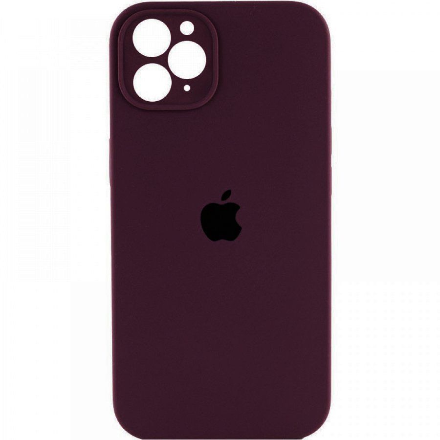 Чохол Silicone Case iPhone 11 Pro Maroon (Квадратний) 18765 фото