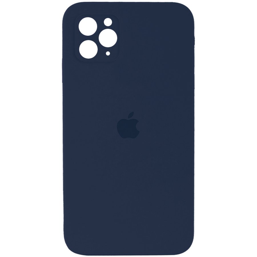 Чохол Silicone Case iPhone 11 Pro Dark Blue (Квадратний) 16361 фото