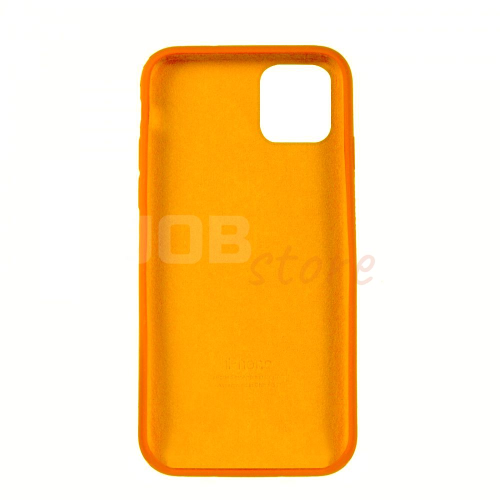 Чохол Silicone Case Full Cover iPhone 11 (Orange) 05448 фото