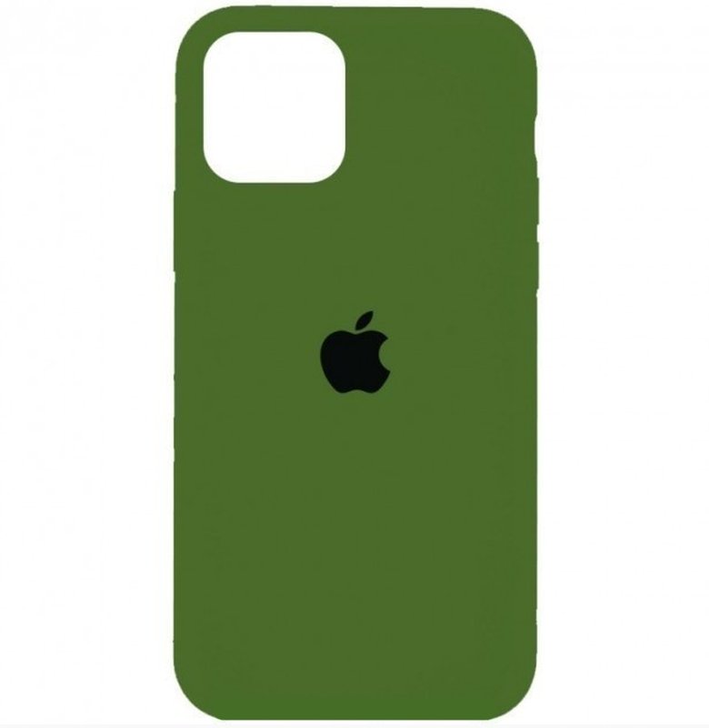 Чохол Silicone Case Full Cover iPhone 11 (Army Green) 12958 фото