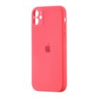 Чохол Silicone Case Square iPhone 11 Pink Peach (Квадратний) 20647 фото 1