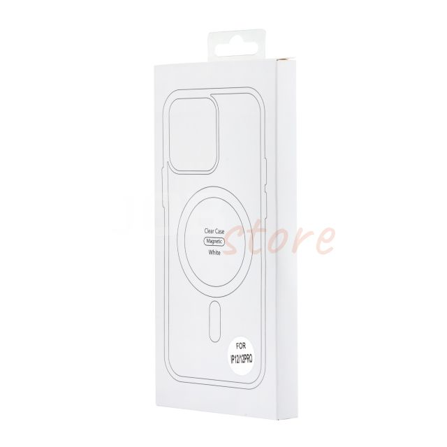 Чохол Color Edge with MagSafe iPhone 12 (White) 018 фото