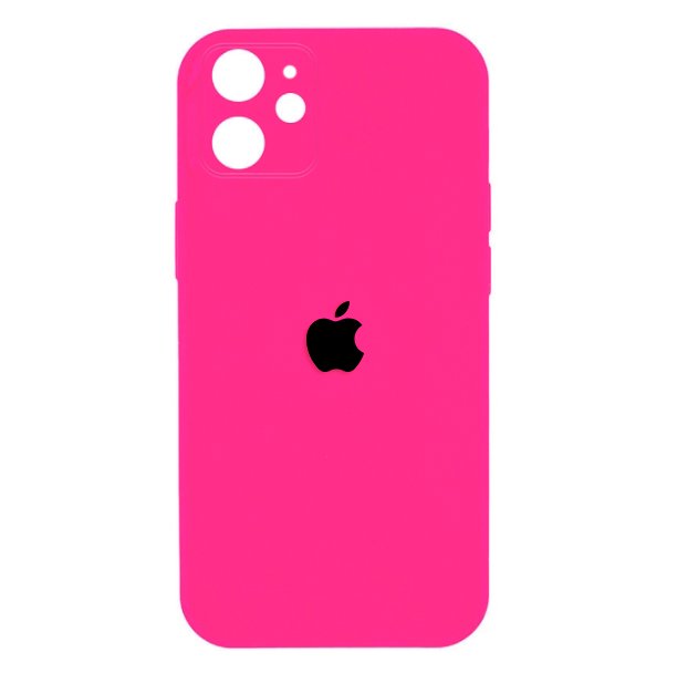 Чохол Silicone Case Square iPhone 11 Shiny Pink (Квадратний) 18749 фото