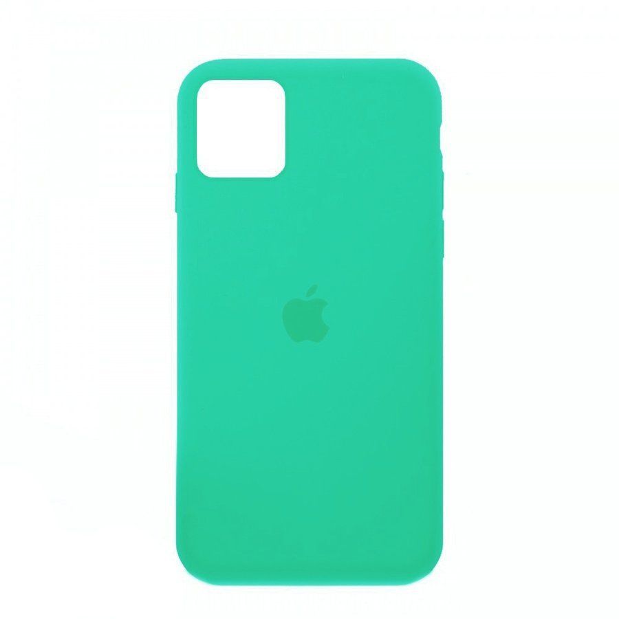 Чохол Silicone Case Full Cover iPhone 11 Pro Max (Spearmint Green) 05609 фото