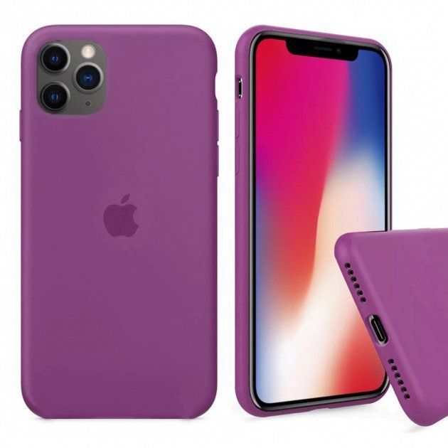Чохол Silicone Case Full Cover iPhone 11 Pro Max (Grape) 13265 фото