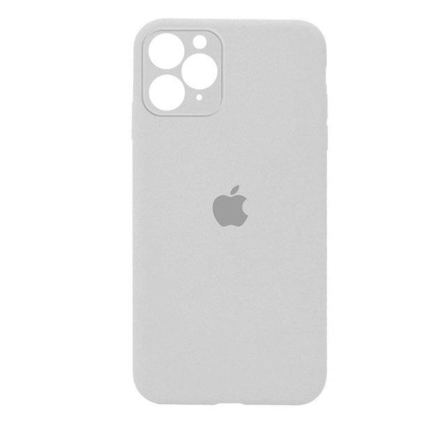 Чохол Silicone Case iPhone 11 Pro Max White (Квадратний) 18770 фото