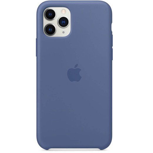 Чохол Apple Silicone Case iPhone 11 Pro (Linen Blue) 09253 фото